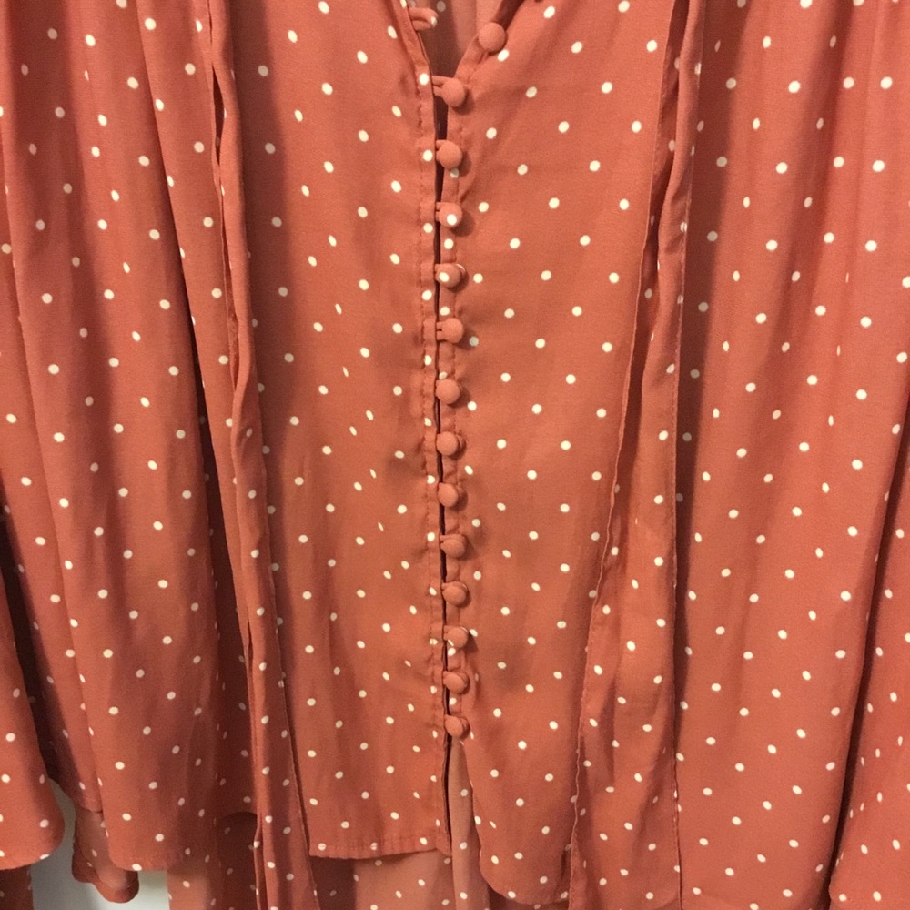 Free People Long Ruffle Sleeve - Picture 3 of 8